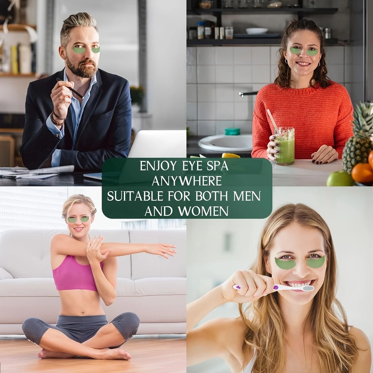 60pcs Eye Mask Patches for Reducing Wrinkles & Dark Circles