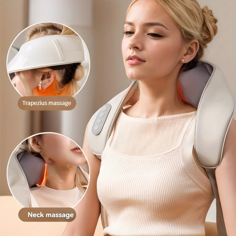 Neck Massager Home Wireless Shoulder Cervical Leg Trapezius Muscle Massager