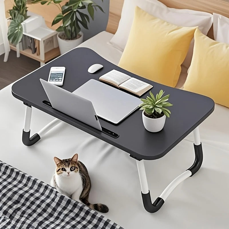 Foldable Laptop Desk – Portable, Space-Saving Design for Bed