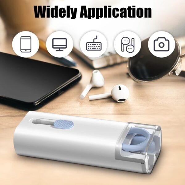 7-in-1 Multifunctional Keyboard Brush, Mobile Phone Screen Dust Removal Brush, Keycap Pulling Tool Cleaning Set