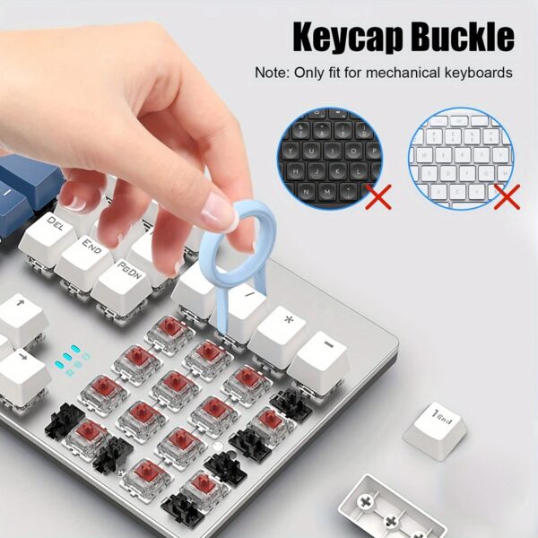 7-in-1 Multifunctional Keyboard Brush, Mobile Phone Screen Dust Removal Brush, Keycap Pulling Tool Cleaning Set