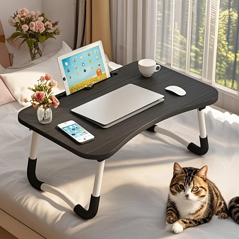 Foldable Laptop Desk – Portable, Space-Saving Design for Bed